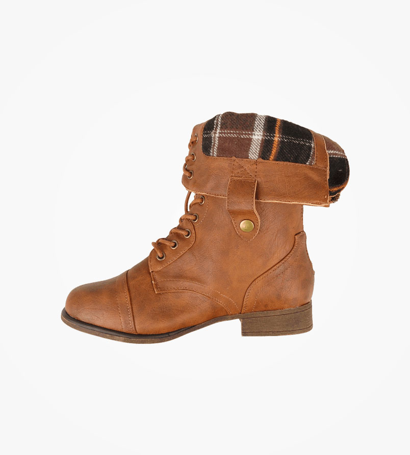 Zapato de pelo camel