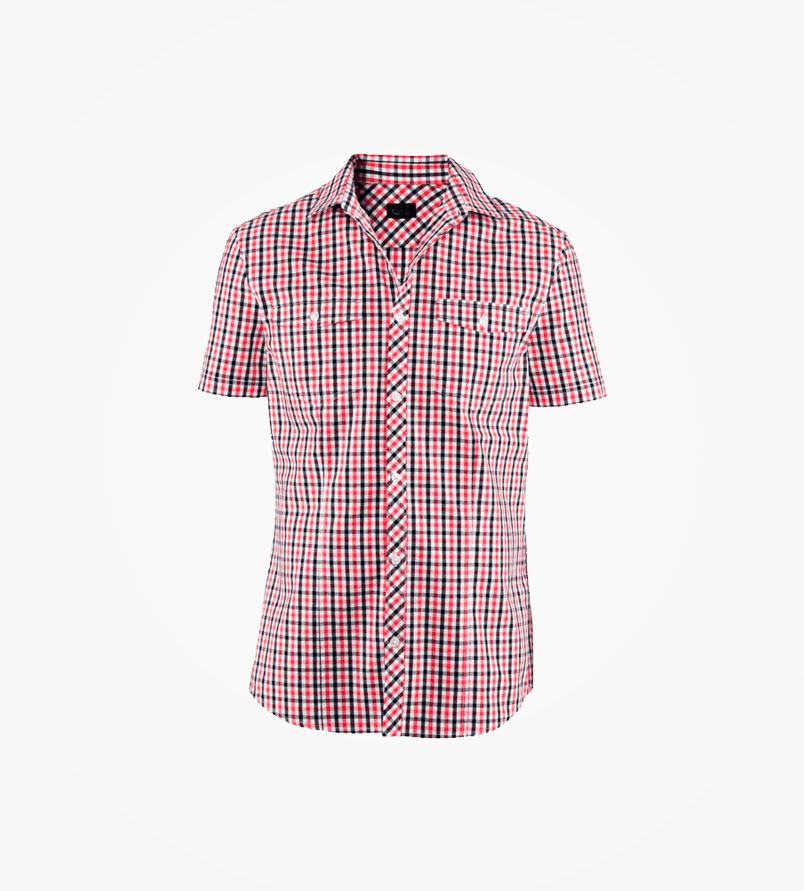 Camisa de cuadros roja