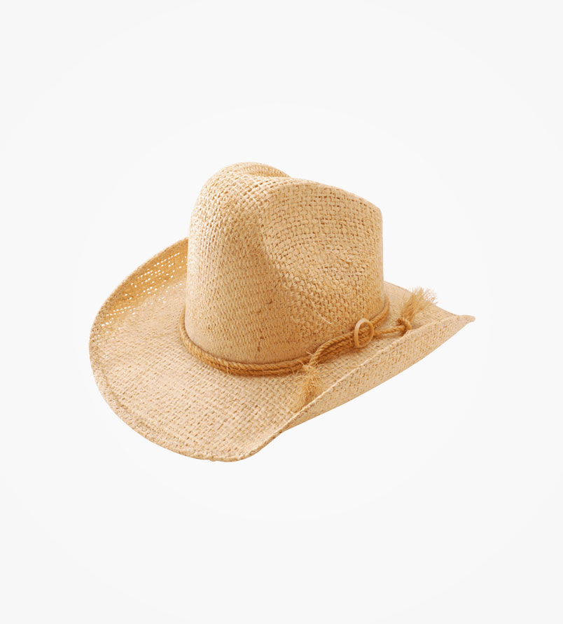 Sombrero de verano hecho de paja